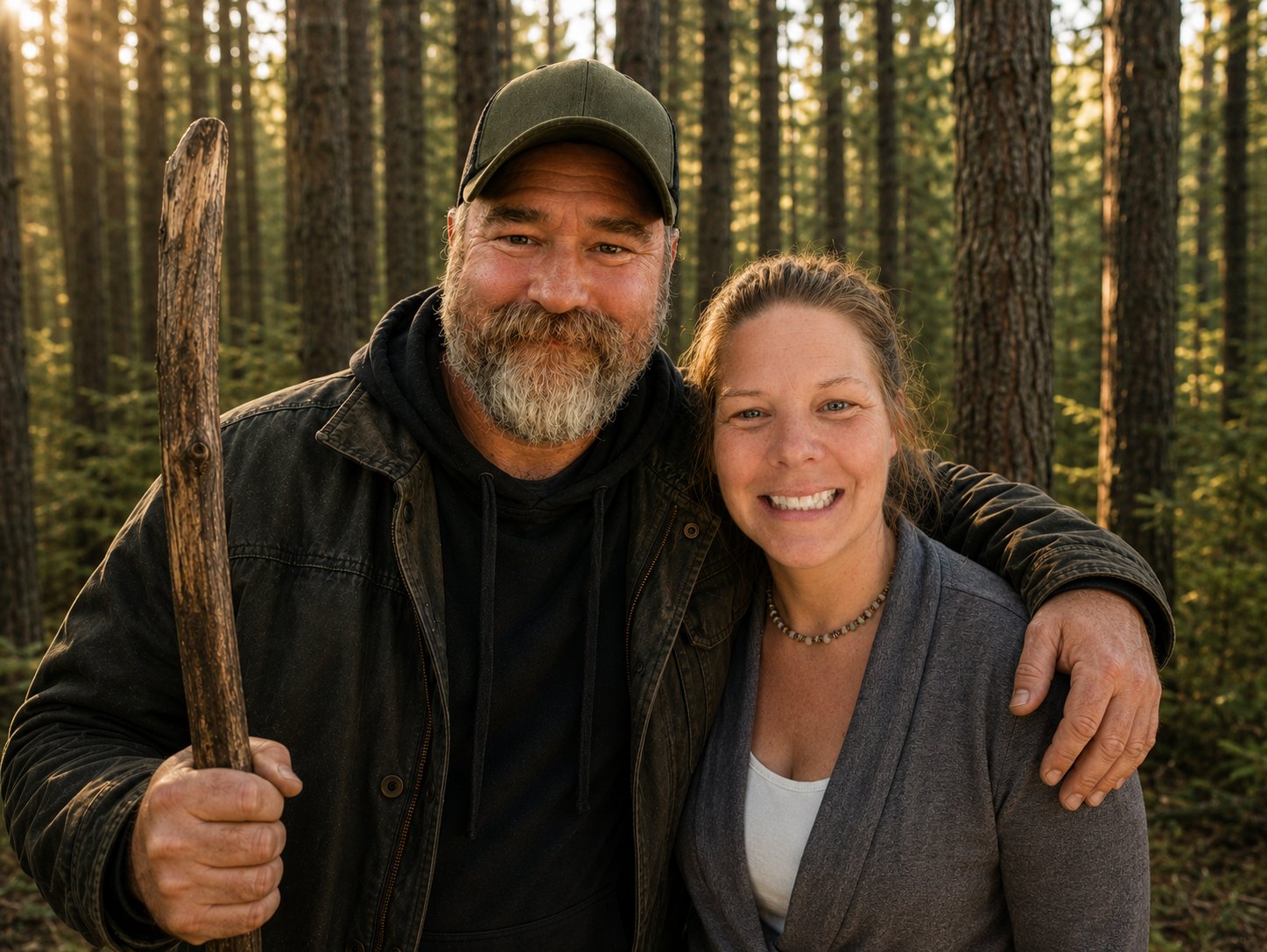 Eric and Melanie Schwarz, founders of Ancient Myco